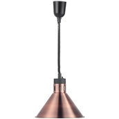 K/HLE-C Θερμαινόμενη λάμπα οροφής, 250W, εύκαμπτο καλώδιο 60 έως 150cm, μπρονζέ, KARAMCO
