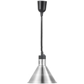 K/HL-C-SILVER Θερμαινόμενη λάμπα οροφής, 250W, εύκαμπτο καλώδιο 60 έως 150cm, ασημί, KARAMCO