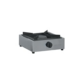 TIGPLNX07 Εστία υγραερίου επιτραπέζια INOX, μονή, 5.2KW GAS, 40x40x20cm, KARAMCO
