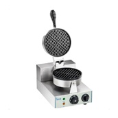 IWB-1 Επαγγελματική Βαφλιέρα, 1000W, πλάκα φ18.5cm, KARAMCO
