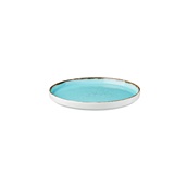 360C-VN-21 Πιάτο με κάθετο RIM πορσελάνης, Φ21cm, Θαλασσί, σειρά 360, LUKANDA