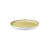 360B-VN-27 Πιάτο με κάθετο RIM πορσελάνης, Φ27cm, Κρεμ, σειρά 360, LUKANDA