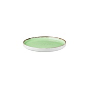 360A-VN-22 Πιάτο με κάθετο RIM πορσελάνης, Φ22cm, Πράσινο ανοιχτό, σειρά 360, LUKANDA