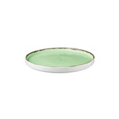 360A-VN-27 Πιάτο με κάθετο RIM πορσελάνης, Φ27cm, Πράσινο ανοιχτό, σειρά 360, LUKANDA