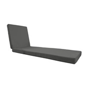 AI-MX-11171 Μαξιλάρι ξαπλώστρας 195x60x8cm, 100% Αδιάβροχο, UV προστασία, Ανθρακί, Artisti Italiani