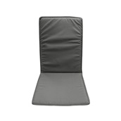 AI-MX-11156 Μαξιλάρι καρέκλας 45x95x3cm με κοντή πλάτη, Υδρόφοβο, Ανθρακί, Artisti Italiani