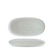 S-MT-LUNHYG30OV Πιατέλα οβάλ πορσελάνης 30x15.5cm, Lunar Grey, BONNA