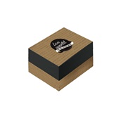025.16.013 Κουτί μεταλιζέ BON APPETIT για Burger, 20x14x9cm, τιμή ανά κιλό