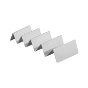 WV45-40 Στάντ INOX 18/10, κυματιστό για Sandwich/Tacos, 4/5 θέσεων, 40x15cm