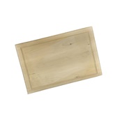 HE.02-210 Δίσκος σερβιρίσματος 29x19cm, ξύλινος με λούκι
