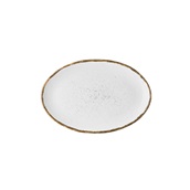 360W-OP-25 Πιάτο Οβαλ πορσελάνης, 25cm, Λευκό, σειρά 360, LUKANDA