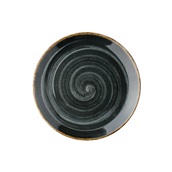 TWI-FP-27 Πιάτο Ρηχό πορσελάνης, Φ27cm, Γκρίζο-Μπλε, σειρά TWISTER, LUKANDA