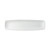 LKS-PL-3610 Πιατέλα πορσελάνης 36X10cm, ανάγλυφη, LUKANDA