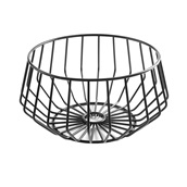 LACOR.61127 Φρουτιέρα μεταλλική μαύρη, φ27x13.8cm, Lacor