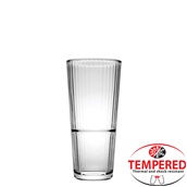 PAS.520420 Γυάλινο Ποτήρι Ψηλό, 29.5cl, στοιβαζόμενο, φ7.1x15.8cm, tempered GRANDE SUNRAY, PASABAHCE