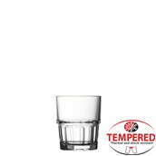 PAS.52459 Γυάλινο Ποτήρι Χαμηλό, 20cl, στοιβαζόμενο, φ7.2x8.4cm, tempered NEXT, PASABAHCE