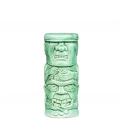 FACE-45/TQ Κούπα Tiki 45cl, φ6.6x16.8cm, τιρκουάζ, Πορσελάνης, Ελληνικής κατασκευής