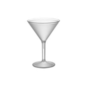 GC31/K Ποτήρι πλαστικό PC (Policarbonate), Martini, διάφανο πάγου, 280ml