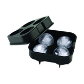 ICB-4R12 Καλούπι πάγου σιλικόνης 12x12cm, για 4 παγάκια σε σχήμα σφαίρας