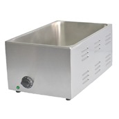 TTB-20-E Ηλεκτρικό Bain Marie, χωρητικότητα GN1/1(Υ15cm), με θερμοστάτη, 35.5x58x29cm, 1.2KW, Karamco