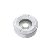 K-115V/WHITE Αντιανεμικό τασάκι βακελίτικο, φ11x5cm, λευκό