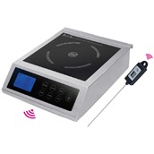 AM-CD112 Επαγωγική Εστία έως φ26cm, 3.5KW, με ασύρματο αισθητήρα, 33x41.5x10cm, KARAMCO