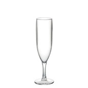 300115 Ποτήρι PC Κολωνάτο Σαμπάνιας 11cl, Φ5.5x17.9cm, Glass Forever