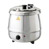 SK10LS Ηλεκτρική σουπιέρα 10 λίτρων, INOX, 400W, φ34xΥ36cm