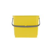 LINE-4LT/YE Κουβάς κίτρινος, 4lt, 17x26x20cm, για τρόλλεϋ TTS Cleaning