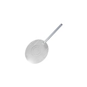 AL-SHPF-R62 Φτυάρι Πίτσας Τρυπητό Στρογγυλό Φ32cm, με Λαβή, Συνολικό Μήκος 62 cm, Aλουμινίου
