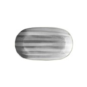 SH-A-OP-29 Πιάτο οβάλ πορσελάνης 29cm, γκρι, SHINE-A, LUKANDA