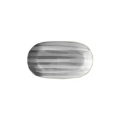 SH-A-OP-24 Πιάτο οβάλ πορσελάνης 24cm, γκρι, SHINE-A, LUKANDA