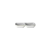 SH-A-RB2-1810 Μπωλ πορσελάνης 10x18cm, δίχωρο, γκρι, SHINE-A, LUKANDA