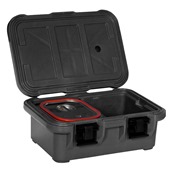 TCB-100/BLACK Ισοθερμικό Κουτί για GN1/1 (10cm ύψους), με Καπάκι, μαύρο