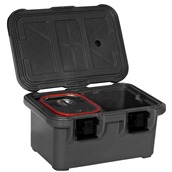TCB-200/BLACK Ισοθερμικό Κουτί για GN1/1 (20cm ύψους), με Καπάκι, μαύρο