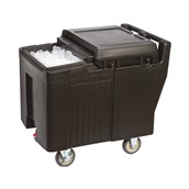 BK-125/BLACK Ισοθερμικό καρότσι/δοχείο μεταφοράς/διατήρησης πάγου 125 LT, 61x80x74.5cm