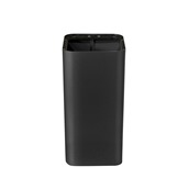PU50N Κάδος INOX (μόνο το σώμα χωρίς κάλυμμα) 50L, 30x30xΥ65cm, Μαύρος, Stil-Casa Italy