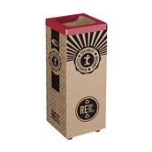 PUC60-R Κάδος Eco Χάρτινος, 60L, 28x28xΥ70cm, για οργανικά απορρίμματα, Stil-Casa Italy