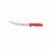 39621/RD Μαχαίρι κρέατος (Bae), λάμα 21cm, Κόκκινη λαβή, Σειρά Ecco, Pirge