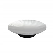 V333224001 Πιατέλα παρουσίασης Buffet ανάγλυφη, INOX, φ31cm, με βάση 4cm, abert Ιταλίας