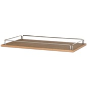 V430451T01 Προέκταση Bar για τρόλεϊ σερβιρίσματος GUERIDON, 80x50xΥ7.3cm, ανοιχτό δρυς, abert Ιταλίας