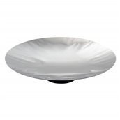 V333224003 Πιατέλα παρουσίασης Buffet ανάγλυφη, INOX, φ42cm, με βάση 4cm, abert Ιταλίας