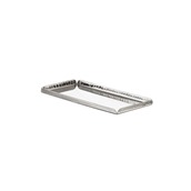 P2111 Δίσκος παρουσίασης INOX, σφυρήλατος, 25.5x11.5x1.3cm, Leone