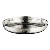 P2101 Μπωλ/Φρουτιέρα INOX, σφυρήλατη, φ40xΥ5.5cm, Leone