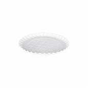 PAP-R18 Χάρτινο πιάτο ρηχό, στρογγυλό, φ18cm, λευκό