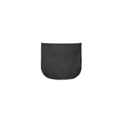 APR-WA1-5035/BK Ποδιά mini σερβιτόρου, 50xΥ35cm, Polycotton, με 2 τσέπες & 1 θήκη για στυλό, Μαύρη