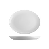 BAS3028 Πιάτο οβάλ πορσελάνης 28cm, σειρά Basic, G.BENEDIKT