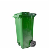 KDN-120/GN Κάδος πλαστικός 120Lt, με ρόδες (χωρίς πεντάλ), ύψος 85cm, πράσινος