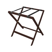 WBS-LARGE/DK Αναδιπλούμενη ξύλινη μπαγκαζιέρα 60x50x60cm, βαμμένη σκούρο καφέ