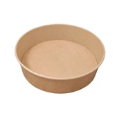 BW-18-1000 Μπωλ 1000ml, Φ18xΥ5.4cm, Χάρτινο Kraft, μιας χρήσης